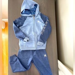 Hurley Boys Track Suit, Like New, Blue, 3T